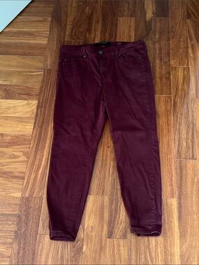 Women’s Liverpool Los Angeles skinny jeans deep burgundy